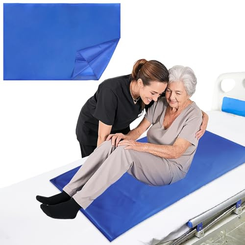 Lefeke Tubular Slide Sheet for Patient Transfer, Transfer Sheet, Sliding Draw Sheets to Assist Moving Elderly, Draw Sheet for Cars, Hospital Bed, Home Care(118 * 76cm)-(M)