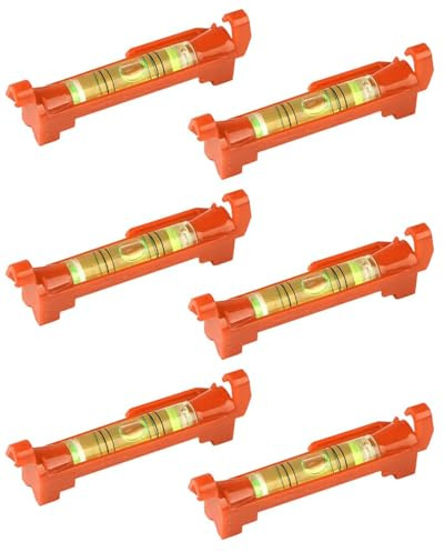 LEEQBCR 6 PCS Schnurwasserwaage, Rot Wasserwaage Schnur, Schnurwasserwaage Profi, Schnur Linien-Wasserwaage, Schnurwaage Wasserwaagefür Maurerarbeiten, Klempnerarbeiten, Rinnenarbeiten,Spirit Level