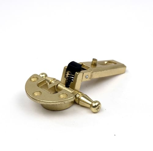 Cerniera per anta mobile in battuta Anselmi 255 foro 27 mm - Ottone lucido2, 13 mm