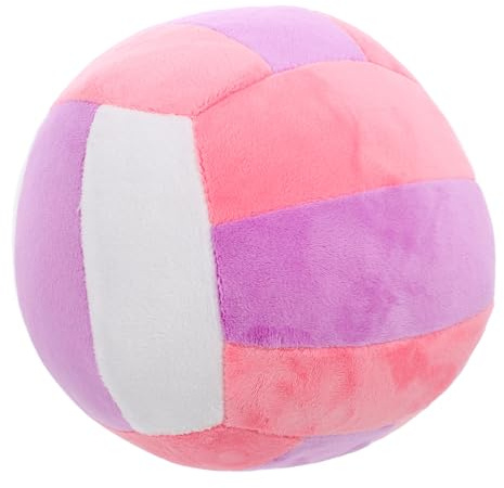 Luxshiny Realistic Plush Volleyball Pillow with Soft PP Cotton Filling Cozy Decorative Sport Cushion for Sofa and Bedroom Volleyball Throw Pillow for Fans and Gift