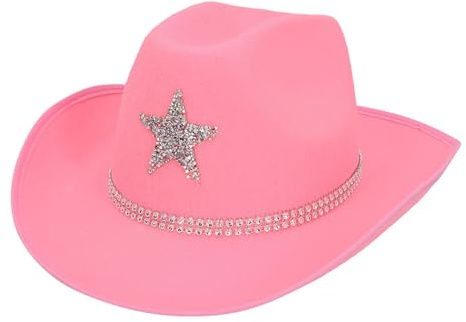 Boland – Cowboyhut Taylor mit Stern, Western Hut für Mottoparty, Karneval, Zubehör Faschingskostüme, JGA, Festival