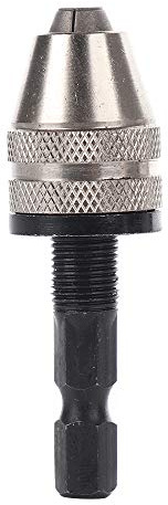 Fictory Mini portabrocas de 0 a 4 mm, adaptador de vástago hexagonal versátil, resuelve desafíos de espacio reducido, conversión asequible para destornilladores eléctricos