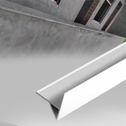 gocciolatoio per balconi 1 5 deflettori d'acqua a becco d'aquila bianco grigio nero, altezza 25 mm, grondaia del tetto, linea di gocciolamento(White 1 PC,L 120 CM)