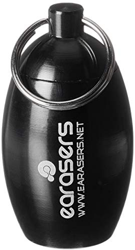 Earasers Ear Plug Carrying Case Black