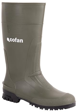 Cofan Bota de Agua | Alta | Fabricada PVC | Color Verde | Recubrimiento Interior de Punto