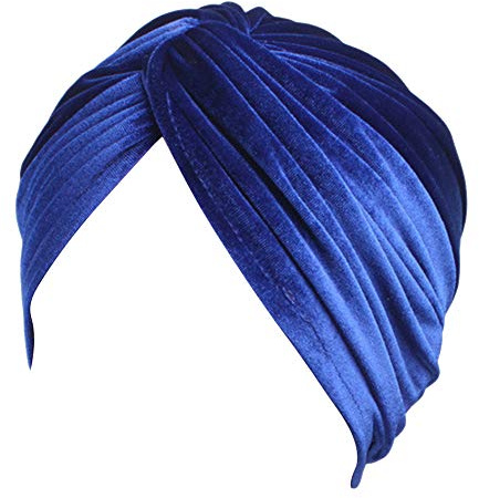 Amorar Chemotherapie Hut, Damen Twist Plissee Haar Wrap Stretch Turban Kopf Wraps Bandanas Chemo Hut Kopfbedeckung, Headwrap Elastic Headwear Samt Kopftuch Hut Beanie für Krebs