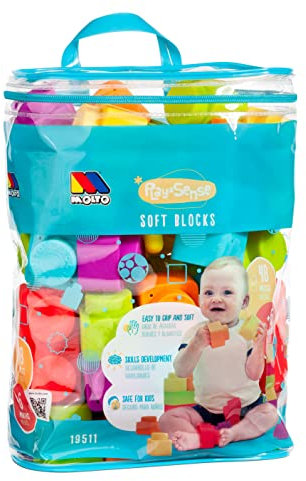 M MOLTO Spiel aus weichen Bausteinen Play&Sense 48 STK.
