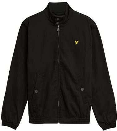 Lyle and Scott Harrington - Giacca da uomo, Nero corvino, XL