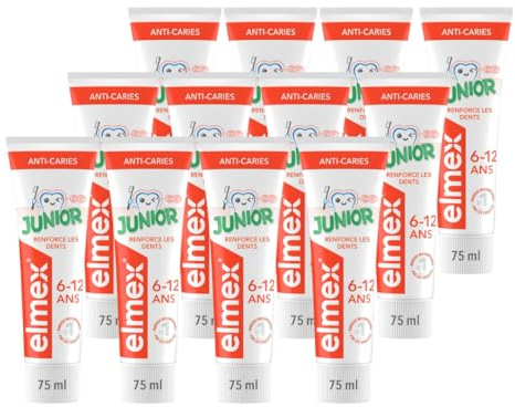 Elmex Kinder Zahnpasta Junior 5-12 Jahre 12 x 75ml
