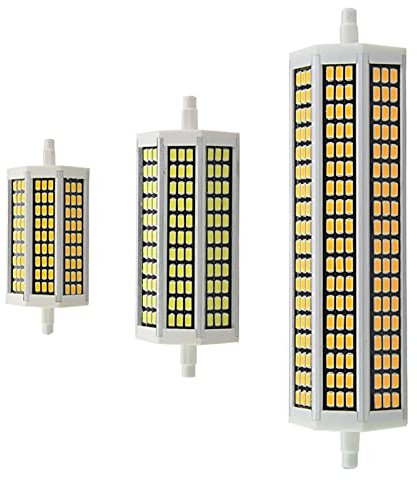 10W 20W 25W 30W R7S LED lamp 78mm 118mm 135mm 189mm 220V SMD 5730 LED Bulb Light R7S Tube Replace Halogen Floodlight(3pcs),White,30W
