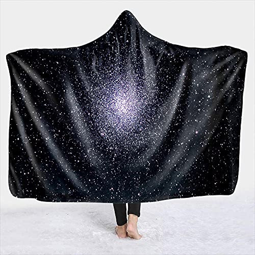 YUNHOME Kapuzendecke Decke Mit Kapuze Kuscheldecke Blanket Hoodie Milchstraße Sterne Mond Wärme Mit Kapuze Blanket Magie Mantel Mantel-Lmt134-2._200X150.
