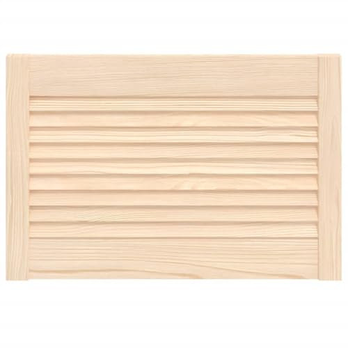 vidaXL Puerta Tipo Persiana con Celosía Rejilla Armario Tablillas Guardarropa Separador Decoración 39,5x59,4cm Madera Maciza de Pino
