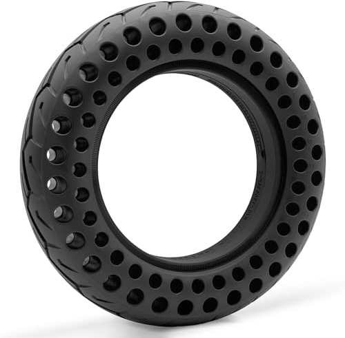 GLDYTIMES 10 Inch 10x2.125 Scooter Tire, Solid Tubeless Replacement Tire for 10x2/54-152 Electric Scooter Wheels, Rubber Honeycomb Front Rear Tires