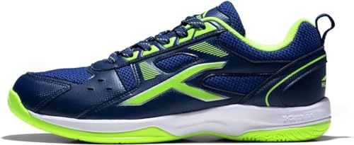 Hundred Raze Non-Marking Professional Badminton Schuhe für Kinder/Junioren | Material Obermaterial: Polyester, Sohle: Gummi | Geeignet für Hallentennis/Squash