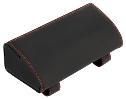 Twilight Garage Brillenhalter für Auto Sonnenblende Universal PU Sonnenbrillen Auto Brillenorganizer Box Brillenhalterung Auto Sonnenbrillenhalter Auto Sonnenblende Organizer für alle Automodelle