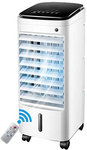 Aire acondicionado refrigerado por agua con deshumidificador - Pequeño enfriador de aire portátil para el hogar | Enfriadores evaporativos móviles