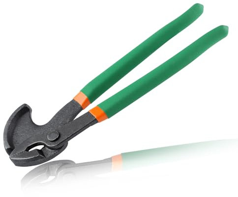 LEONTOOL 11 Nail Puller Pliers High-Leverage Nail Extractor Tool Nail Remover Tool Heavy Duty, Crescent Nail Pulling Pliers in Dull Finish, Nail Puller Tool Cats Paw Nail Puller Carpenters Tools