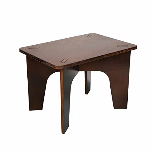 KOHARA Repose-Pieds Tabouret en Bois Vintage Anti Slip Get Up Mini pour Cuisine Maison Escabeau Chambre Meubles de Salle de Bain Salon Repose-Pieds Repose-Pieds (Color : A)
