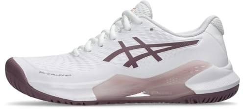ASICS Damen Gel-Challenger 14 Clay Sneaker, White Dusty Mauve, 42 EU
