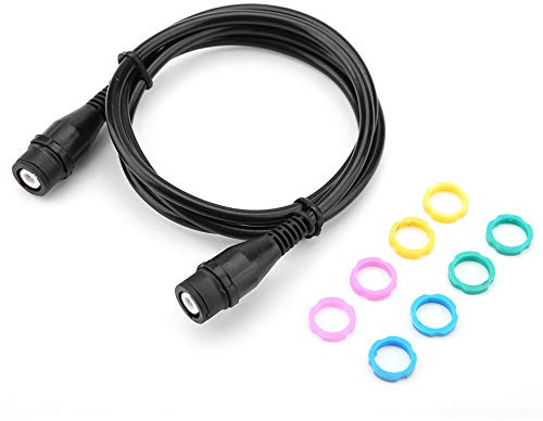 MUNEFE Oscilloscope Testing Cables, BNC To BNC Coaxial Cable, Oscilloscope Test Probe Cable for Video Security Camera Analyzer and Data Collection