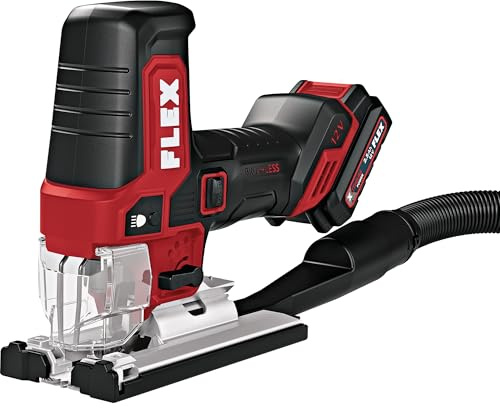 Flex Batteridriven sticksåg 12 V JSP 12-EC C (ergonomisk tack vare SoftGrip-yta, suganslutning Ø 27 mm, med LED-ljus, borstlös motor) 531316