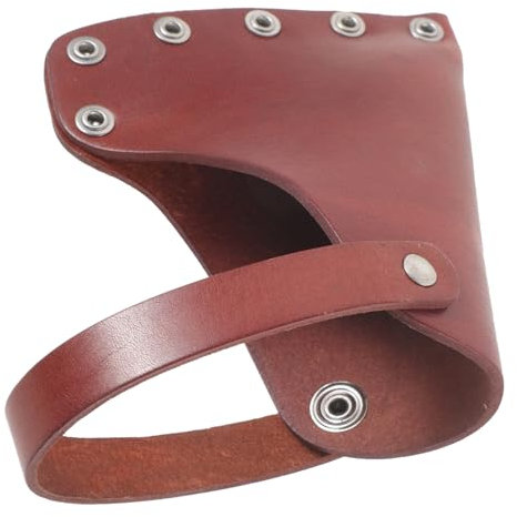 OSALADI Leather Cover Protective Sheath for Camping Gardening Outdoor Tools Storage