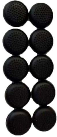 VIESUP 10 Pack Thumbstick Joystick Stick Cap Cover for Quest 1/ Quest 2 (Black)