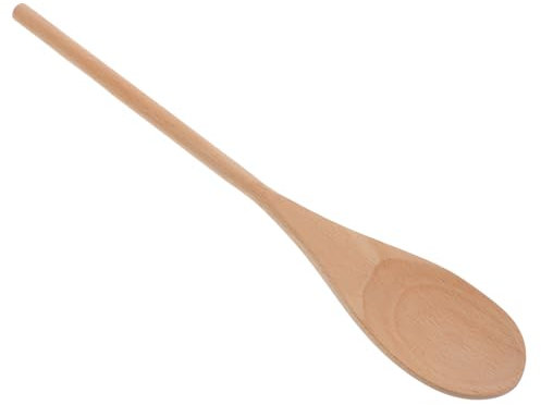 Cabilock 24stücke Holzlöffel Ohne Lack Mit Langem Griff Große Schöpfkellen Zum Kochen Servieren Löffel Aus Holz Zum Von Nudeln Mischen Und Rühren