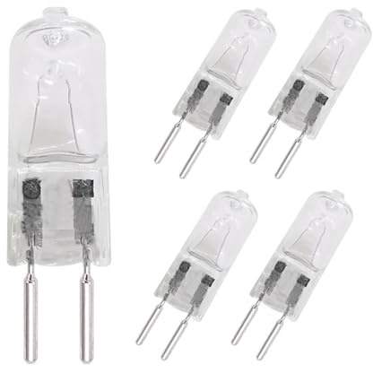 JZLBBC 5 STÜCKE Halogen Glühlampe G6.35 50W Halogenlampe 230V 100W-250W GY6.35 Kristallklare lampe 230V 75W Warmweiß Lampenzubehör Dimmbar 35W