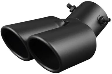 1pcs Car Outlet Exhaust Tips Stainless Steel Exhaust Tips Muffler Tail Pipe Tube Tips Car Accessories Tailpipe Ends Trim(Type 1 bent)