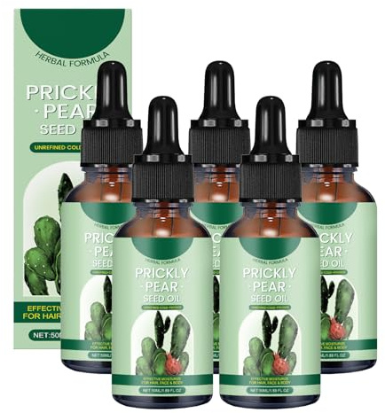 QGuoJie Organic Prickly Pear Seed Oil 50ml | 100% Pure Natural Cactus Oil for Face, Hair & Body | Skin Moisturizer for Firming, Hydrating & Anti-Aging | All Skin Types (5)