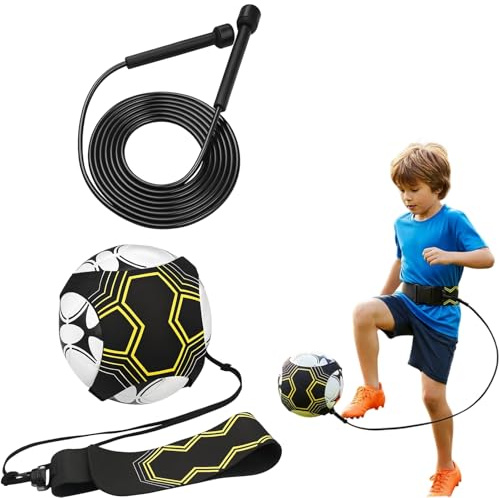 DqiUnaX Fussball Trainingszubehör, Fußball Trainingsset mit Hütchen und Koordinationsleiter, 2-teiliges Set für Kinder und Erwachsene, Ideal für Fußballtraining und Koordinationsübungen