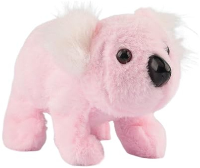 Electric Plush Koala Toy, Realistic Walking and Hopping Plush Animal for Children, Boys, Preschoolers, Teens, Bedroom, Living Room, Dorm, Travel, Apartment