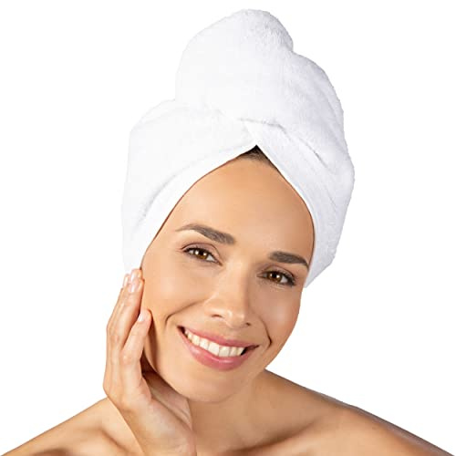 Möve Homewear Turban aus 100% Baumwolle, Snow, 27x67 cm