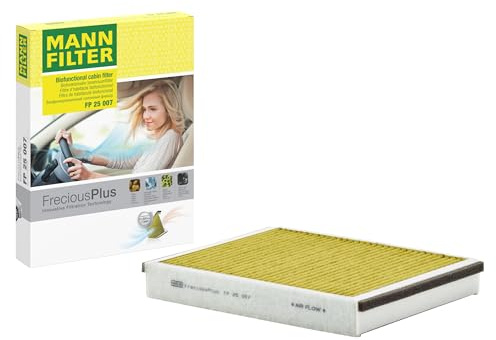 MANN-FILTER FP 25 007 Filtro aria cabina - FreciousPlus Filtro Antipolline Biofunzionale - per Autovetture + veicoli commeriali