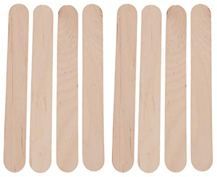50pcs Frcolor Abbassalingua in legno Spatola stendicera per ceretta professionale Bastoncini per gelato