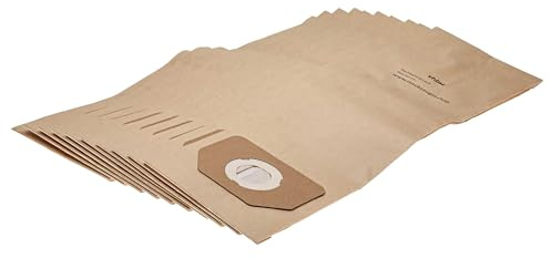 vhbw 10x sacs remplacement pour Kärcher 6.904-263.0 pour aspirateur | papier, marron