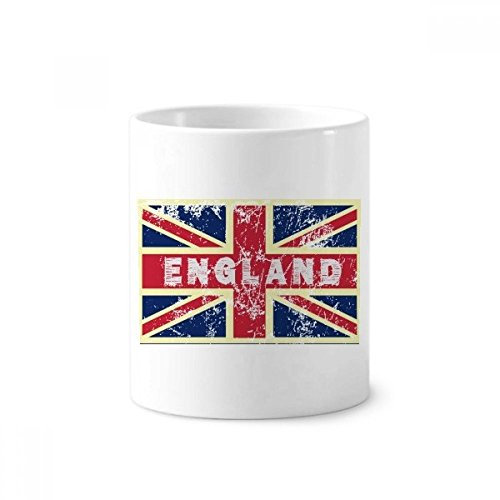 UK the Union Jack Flag Mark Illustration Ceramic Toothbrush Pen Holder Mug White Cup 350ml Gift