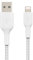 Belkin geflochtenes Lightning-Kabel (Boost Charge Lightning-/USB-Kabel für iPhone, iPad, AirPods) MFi-zertifiziertes iPhone-Ladekabel, geflochtenes Lightning-Kabel (2 m, Weiß)