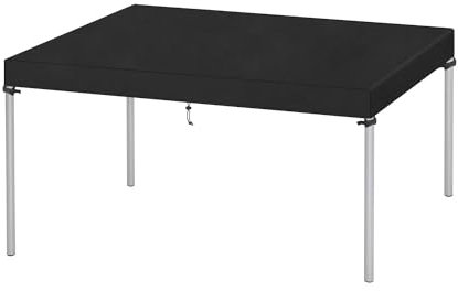 VANSHEIM Abdeckung Tischplatte Abdeckung Gartentisch Abdeckhaube Gartentisch Abdeckhaube für Tisch Wasserdicht Abdeckplane Gartentisch Winddicht UV-Beständiges 420D Oxford Gewebe 110x70x15cm