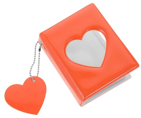 VINTORKY Fotohalter Liebe Fotoalbum persönliche geschenke kreatives gestalten quadratisches Fotoalbum Mini-Fotobuch Mini-Ordner Album für Fotogrußkarten-Organizer empfindlich Klipp