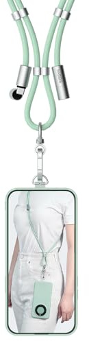 Hagibis Handy-Umhängeband mit USB-C-Schnellladekabel, 2-in-1, verstellbarer Handygurt, Crossbody-Kette für iPhone 15 Pro Max
