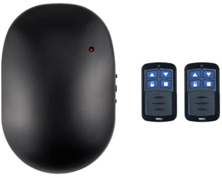 Eeuye Controlador de Puerta Enrollable con Receptor de Control Remoto de Motor Tubular Universal de 433 MHz para Puerta de Garaje, Puerta Eléctrica