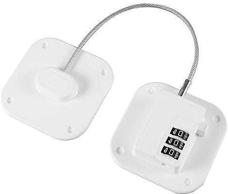 Holibanna Lucchetto Per Frigorifero Armadio Cassettiera Comò Elettrodomestico Finestra Sicurezza Combinazione Bloccaggio Utilità
