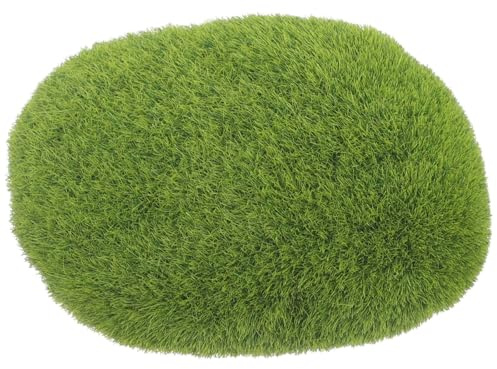 HEMOTON Décoration Mousse Aquarium Artificielle Résine Ornement Réaliste pour Plantes Aquarium Eau Douce Décor Léger pour Réservoir Poissons