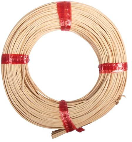 Rayher Hobby 6502300 Peddigrohr, natur, 1A Rotbandqualität, 2 mm ø, Nr. 3, Rolle 125 g (ca. 70 m), Flechtrohr, Flechtmaterial, Beige