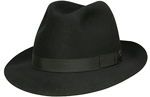 Borsalino Vicuna Fedora Herrenhut aus exclusivem Vicunja-Haarfilz