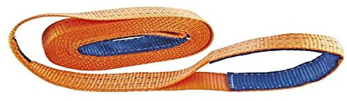 CORDERIES TOURNONAISES 03036 - Sangle de Traction - 6 T - Longueur 5 m - Spécial 4 x 4 - Orange