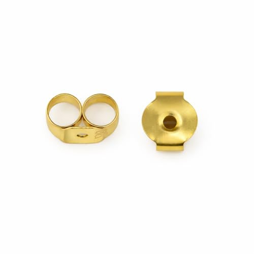 Arranview Jewellery Medium (4mm) 9ct Gold Butterfly Earring Backs
