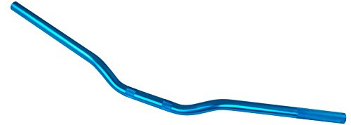 A-Pro – Manillar de Aluminio para Motocicleta sin carenado, Custom, Poca Altura, 22 mm de diámetro, Azul